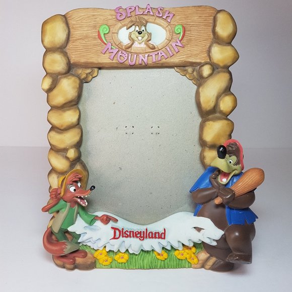 Vintage DISNEY Splash Mountain Bre'r Rabbit Bear Fox 3D Picture Frame Disneyland - Picture 6 of 16